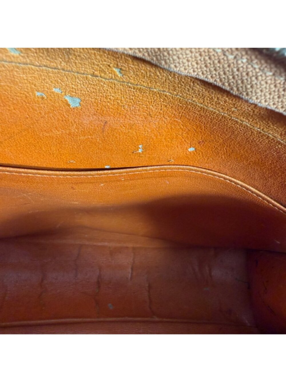 Vintage MCM Monogrammed Cognac Brown Coated Canvas Leather Trim Clutch Pouch - Picture 7 of 12